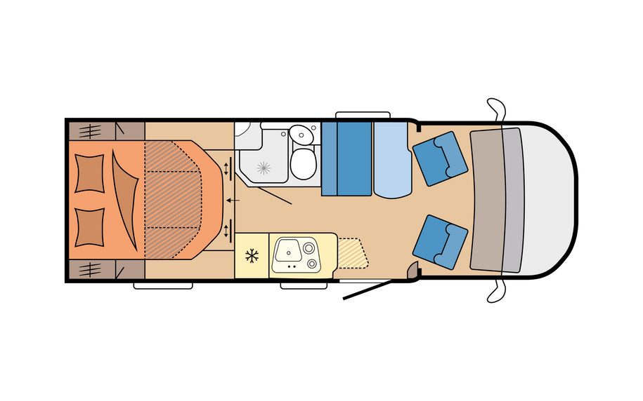 Camper Station Nord Glenn Nölle unsere Flotte Hobby A60 GF 02